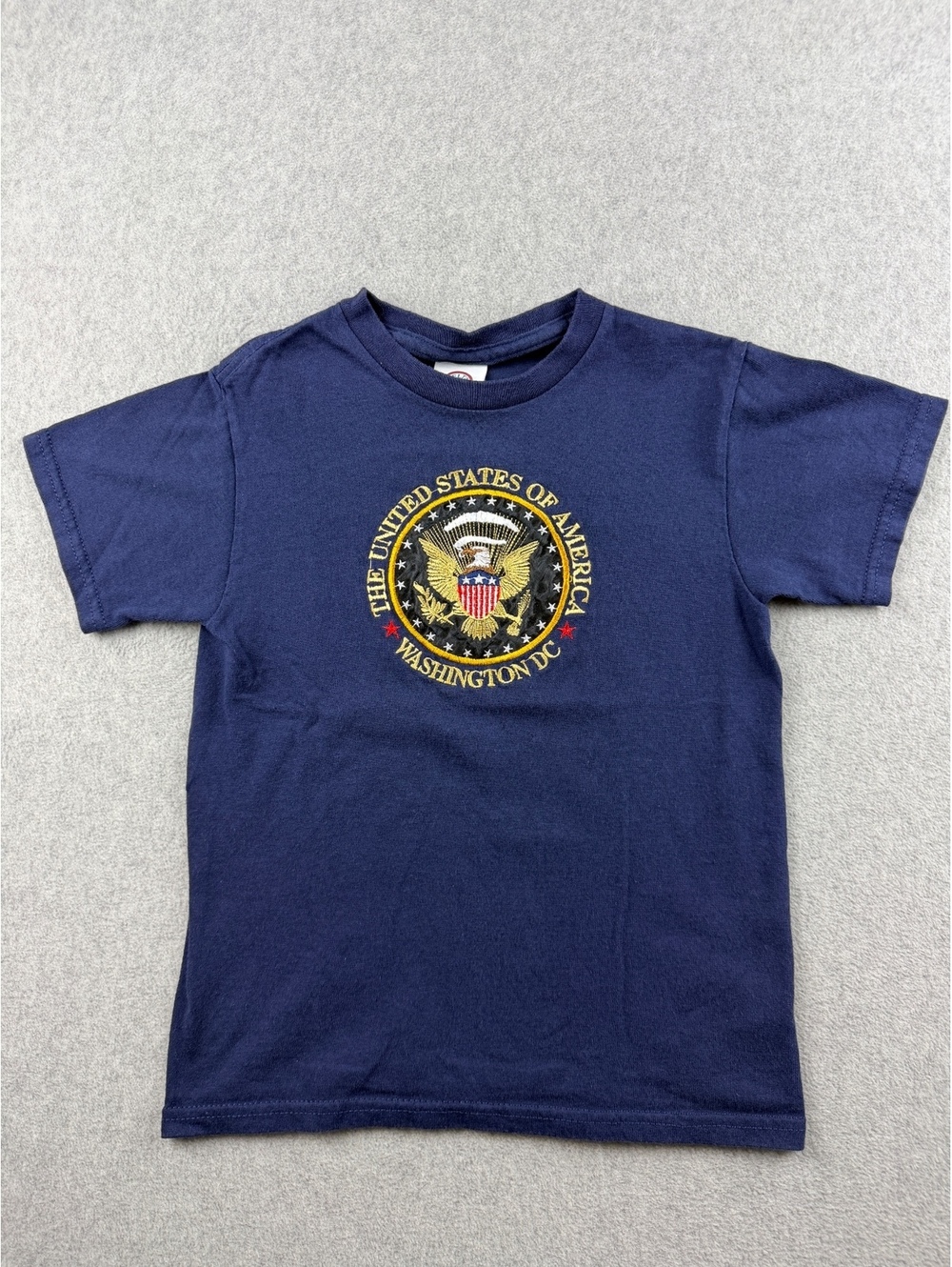 Youth Washington DC Presidential Seal Embroidered T Shirt